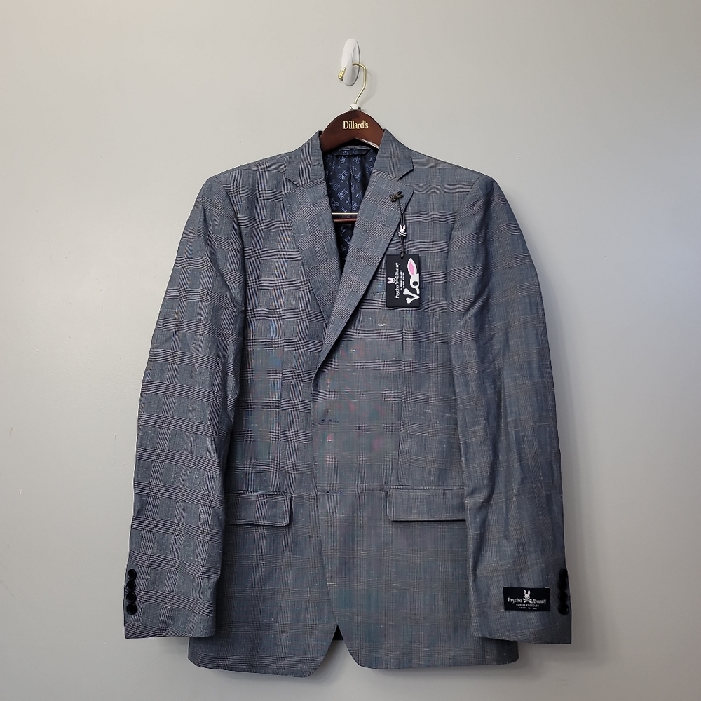Psycho Bunny Wool And Linen Blend Suit Set